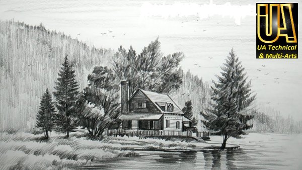 Горный аул раскраска