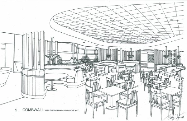 Эскиз столовой