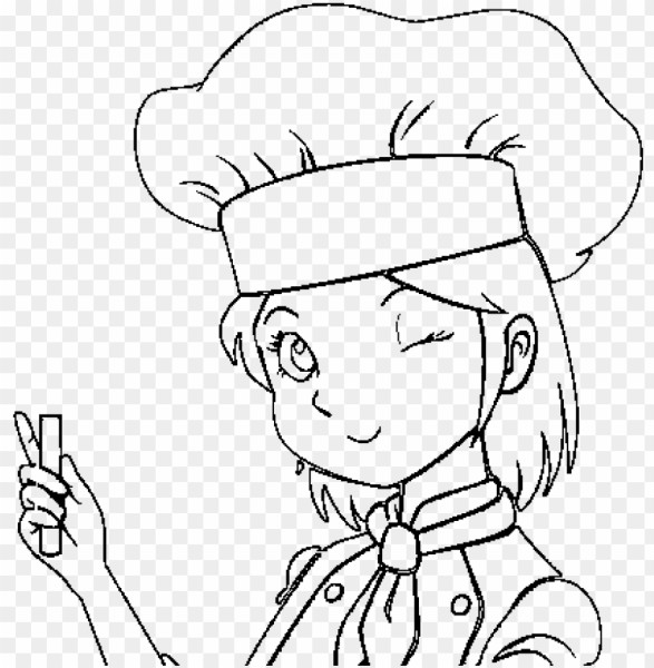 Девушка повар