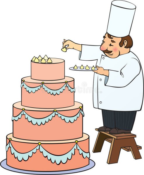 Нарисовать кондитера