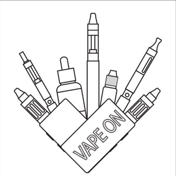 Электронная сигарета вектор