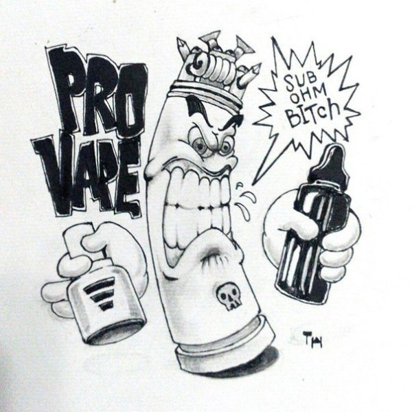 Вейп трафарет