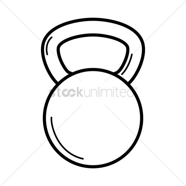 Гиря рисунок