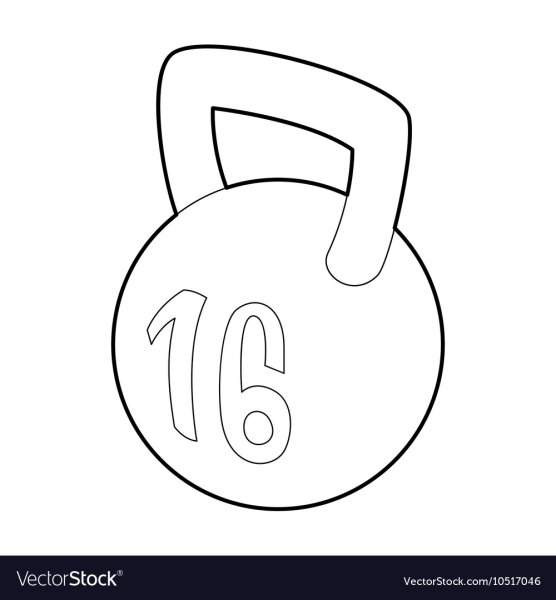 Гантели гири штанги раскраска