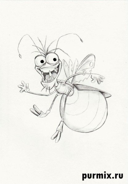 Рисунок карандашом Светличка