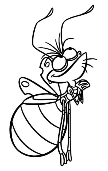 Светлячок раскраска для малышей