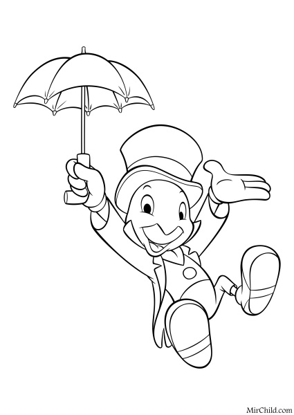 Раскраска Жук Светлячок