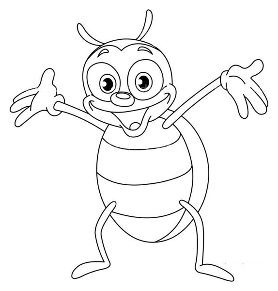 Светлячок раскраска для детей