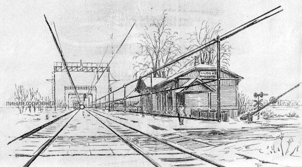 Железная дорога вид сверху вектор