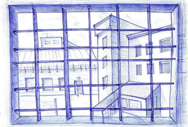 Тюрьма нарисованная