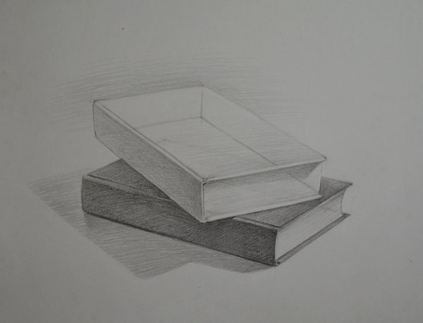 Зарисовки предметов призматической формы