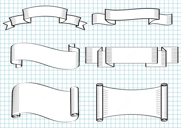 Ленточка рисунок