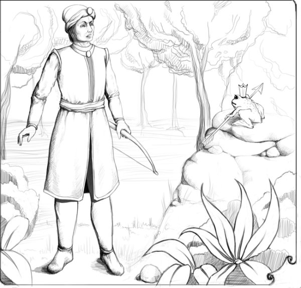 Сказочные рисунки карандашом