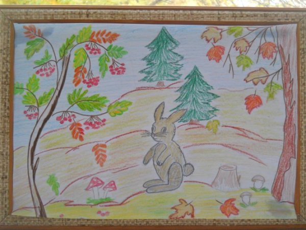 Осень карандашом