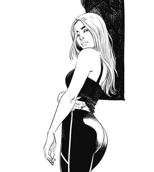 Девушка рисунок