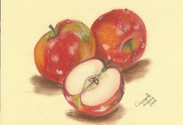 Яблоко для рисования