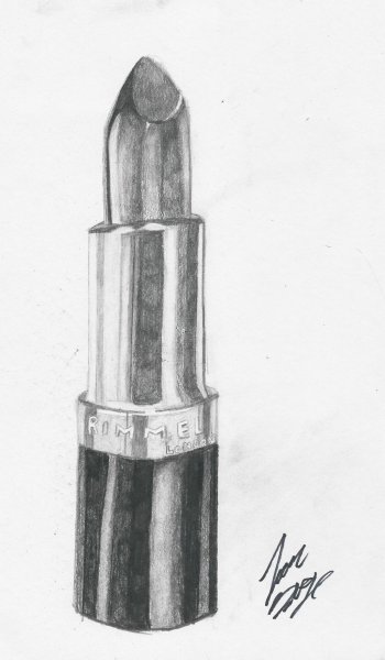 Помада эскиз карандаш