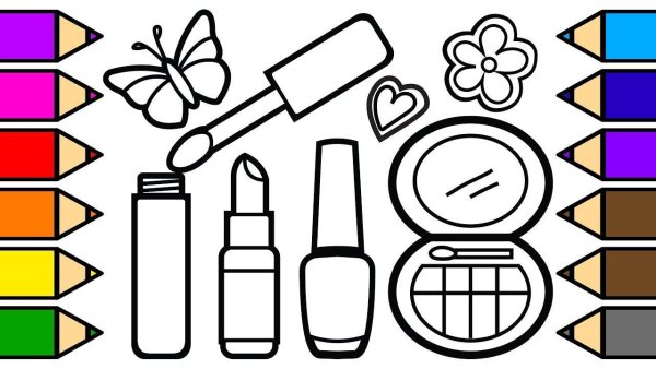Губная помада раскраска