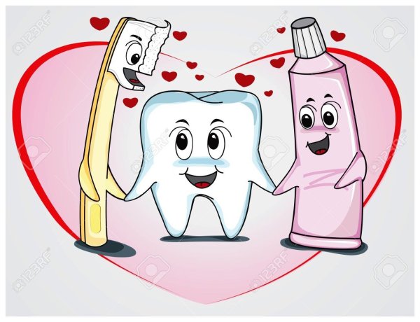 Раскраска зуб