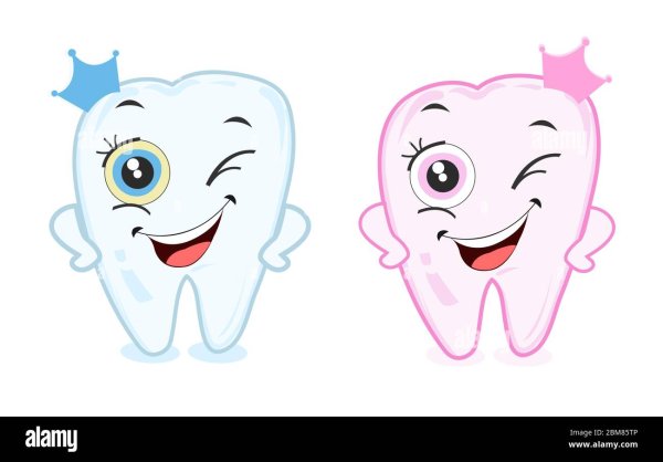 Раскраска веселый зуб для детей