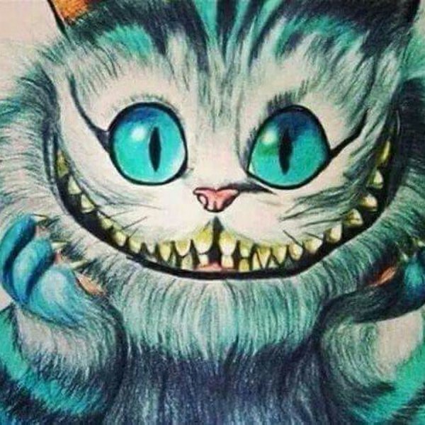 Алиса в стране чудес Чеширский кот рисунок