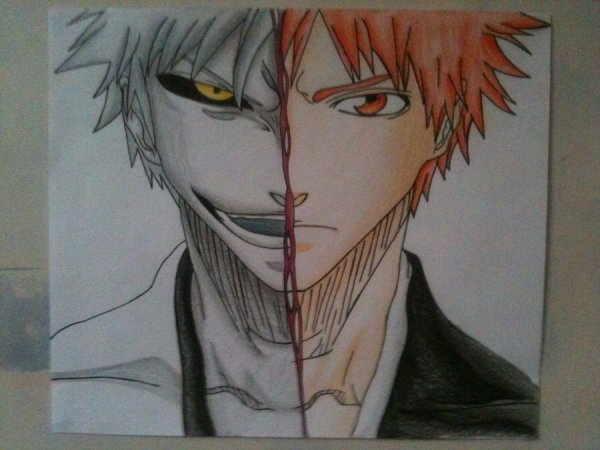 Ичиго Куросаки рисунок