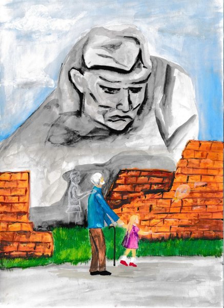 Брестская крепость рисунок