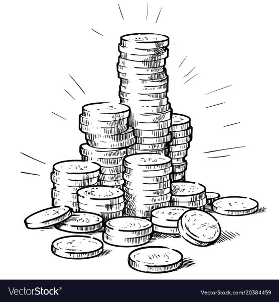 Монеты Рисованные