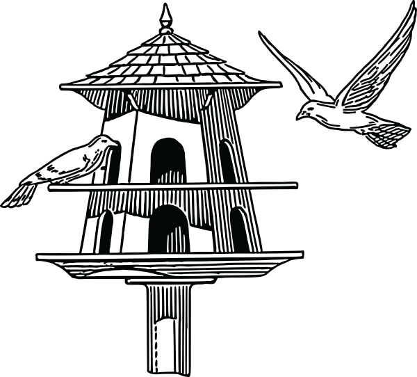 Кормушка раскраска