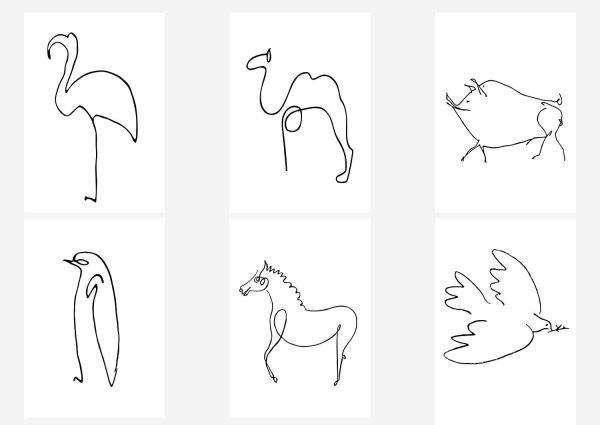 Пикассо Графика животные