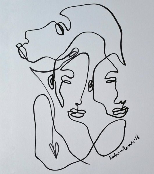 Пикассо картины линией