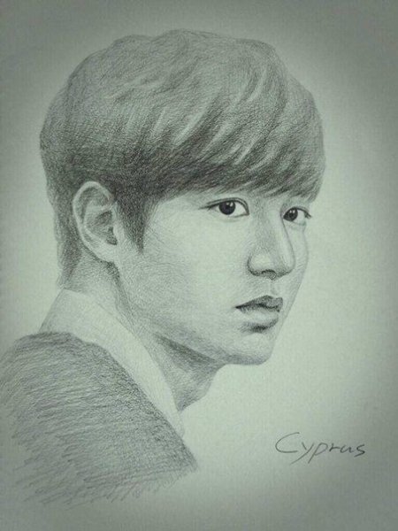 Ли мин Хо рисунок