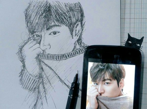 Ли мин Хо раскраска