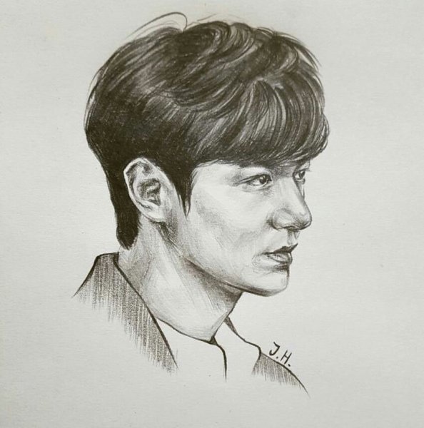 Ли мин Хо рисунок