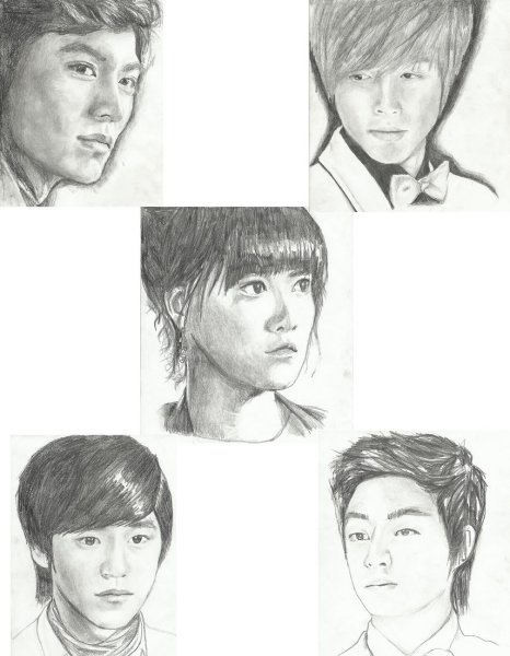 Ли мин Хо рисунок