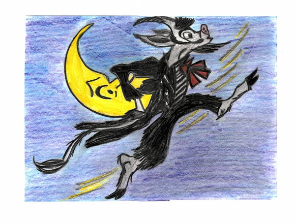 Ночь перед Рождеством черт рисунок