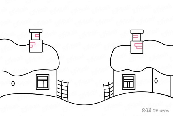 Ночь перед Рождеством рисунок 5 класс легкие