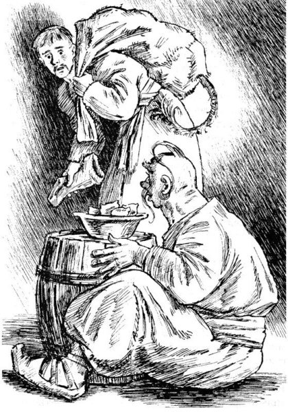 Иллюстрация к произведению Гоголя ночь перед Рождеством