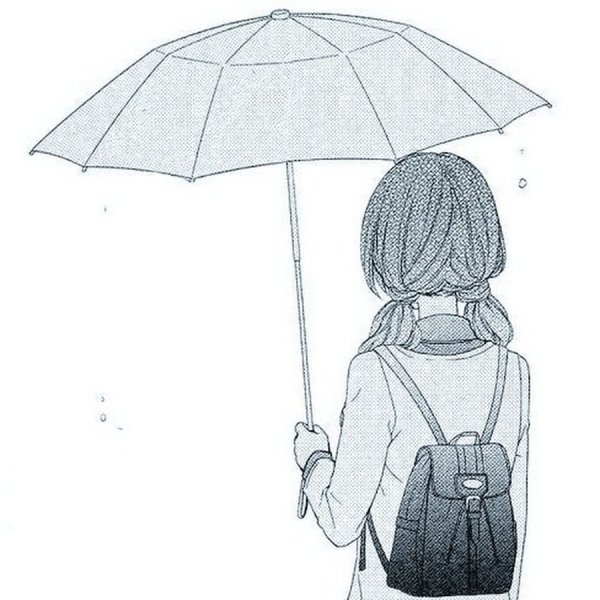 Рисунок девушки легко