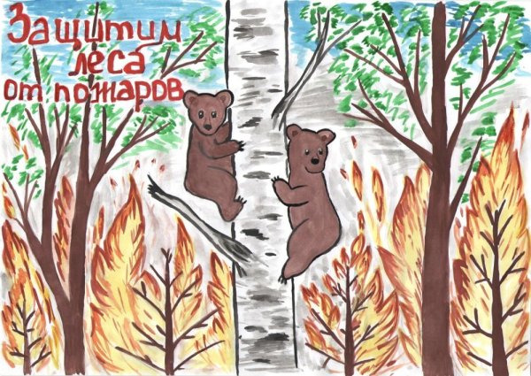 Рисунок на тему пожарная безопасность