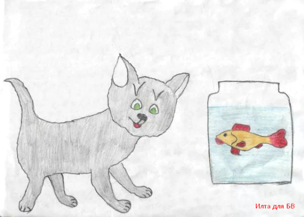 Иллюстрации к рассказу Носова Карасик