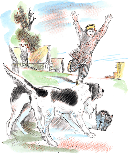 Л Н толстой котенок иллюстрации