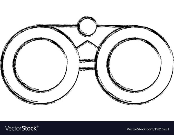 Бинокль рисунок карандашом