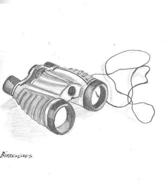 Бинокль раскраска