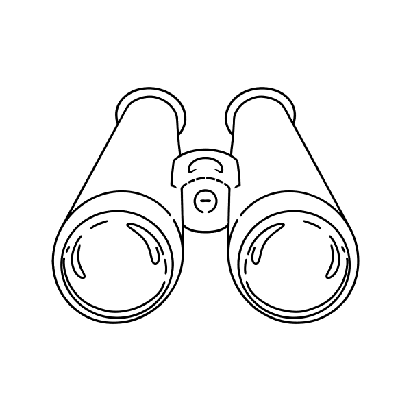 Бинокль раскраска для детей