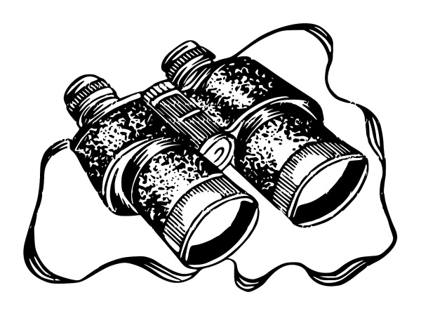 Бинокль клипарт