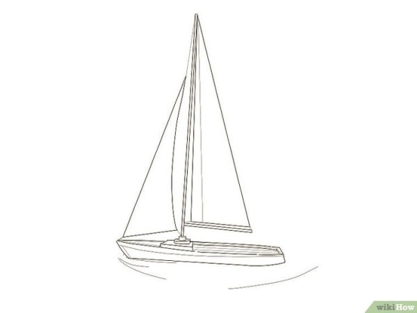 Кораблик на море раскраска для детей