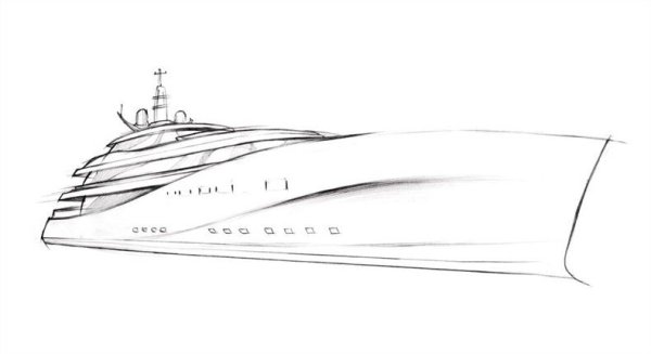 Поэтапное рисование корабля