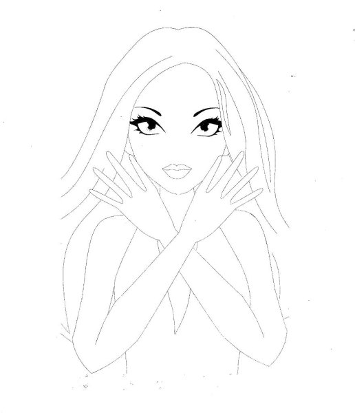 Раскраска макияж для девочек