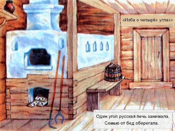 Убранство русской избы 5 класс красный угол